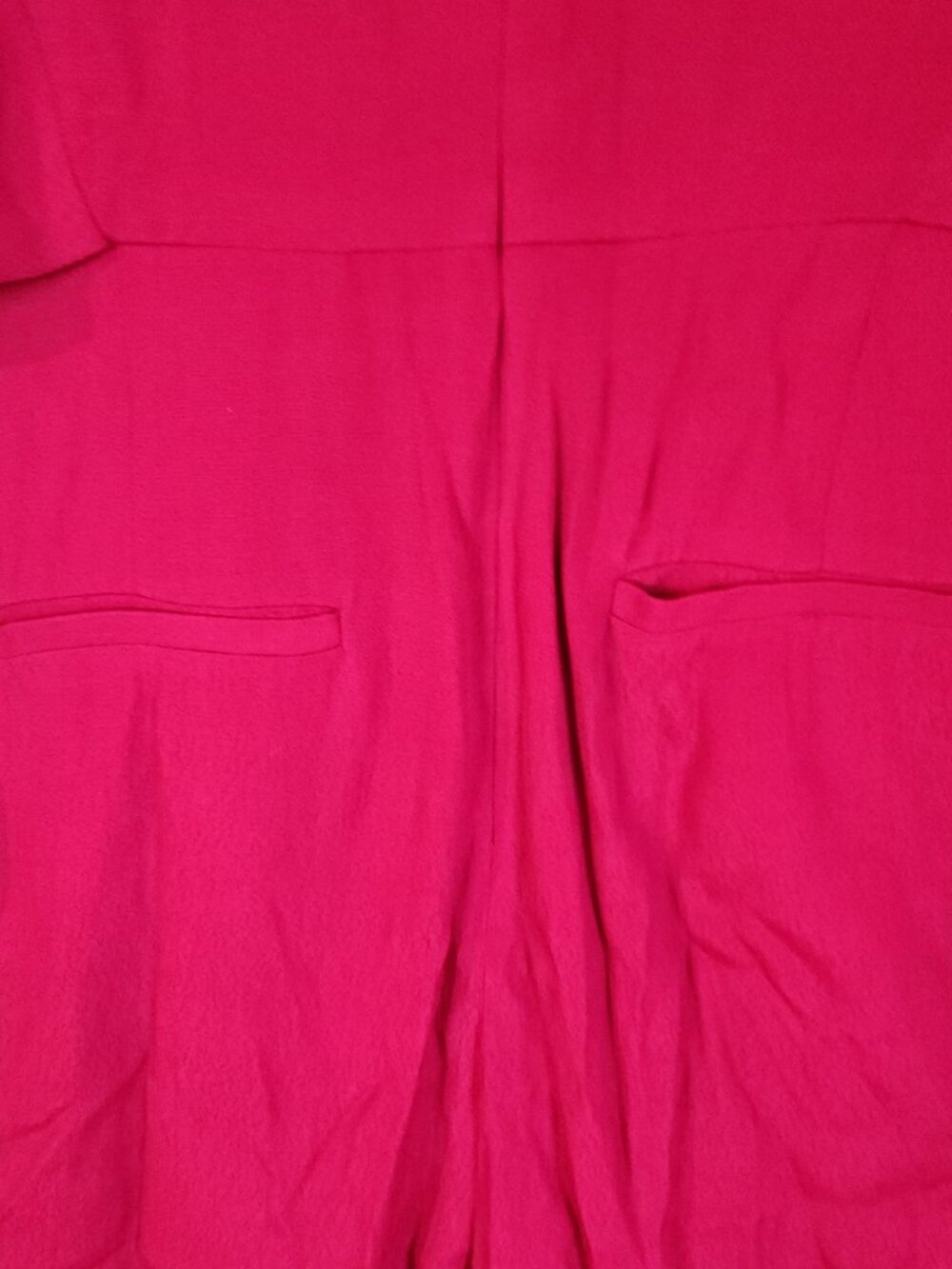 Anthropologie Maeve Red Grier Midi Jumpsuit Wide Leg Twist Tie Front Size 2 EUC - Picture 6 of 12